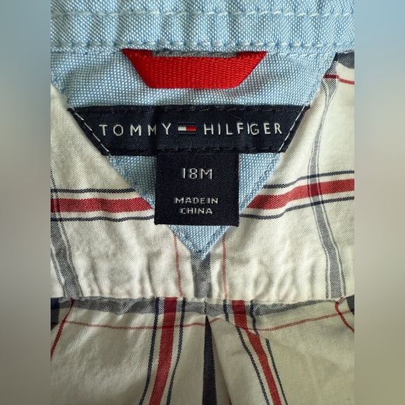 Janie and Jack & Tommy Hilfiger Boys Bundle Long Sleeve Shirts Size 12-18 months - Picture 4 of 9